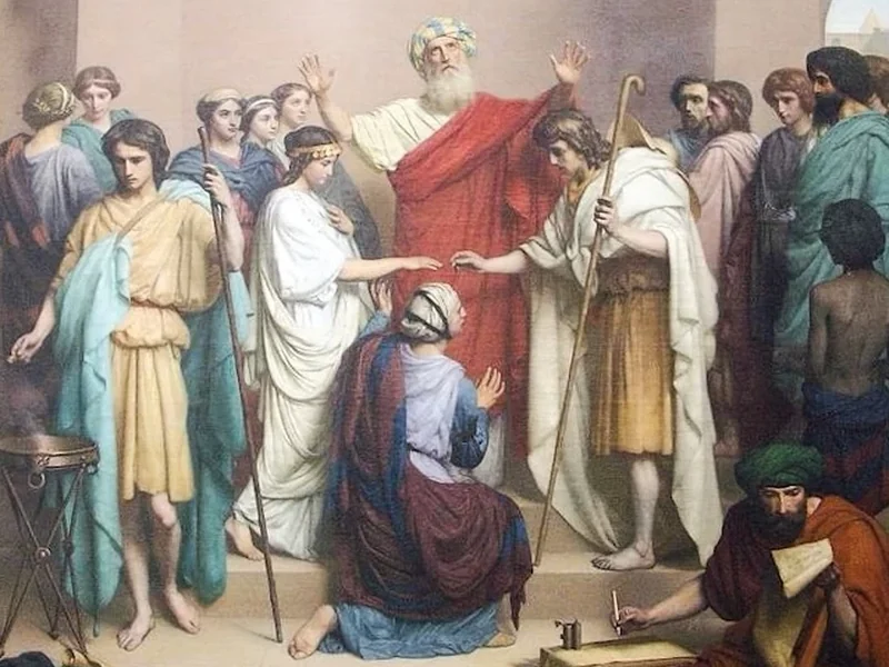 1824-Joseph Désiré Aubert - Le nozze di Tobia, 1855 - Museo Elbeuf